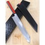 Japanisches Kiritsuke-Messer - KAGEKIYO - Urushi Akaro Serie - Weißer Stahl Nr.1 - Größe: 24cm