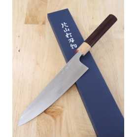 Japanese chef knife gyuto - YUTA KATAYAMA - Damascus VG-10 - Rosewood Handle - Size:21/24cm