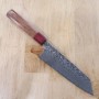 Japanese Bunka Knife - YOSHIMI KATO - SG2 Damascus Black Serie - Si...