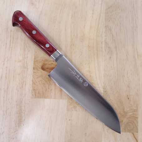 Japanese Santoku Knife - TAKAMURA HAMONO - Super Gold R2 Serie - Si...