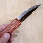 General use kogatana knife - TAKEDA HAMONO - Super Blue Steel Lacquer handle- type 3 - Size: 8cm