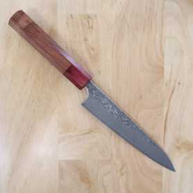 Japanese petty Knife - YOSHIMI KATO - SG2 Damascus Black Serie - Si...