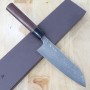 Japanese Santoku Knife - YOSHIMI KATO - Damascus Nickel Serie - Siz...