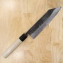 Japanisches Tsubaki-Messer - MIYAZAKI KAJIYA - Damast Shirogami 2 - Größe:21cm