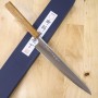 Japanisches Sujibikimesser - MIURA - Pulverstahl Serie - Größe: 24/27cm