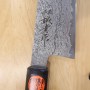 Japanisches Santokumesser SHIGEKI TANAKA Spg2 Damast - Größe:16,5mm