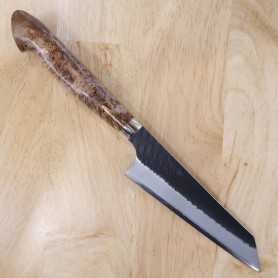 Japanisches Honesuki Messer - NIGARA - SG2 rostfreier Stahl - Kurouchi tsutime - Ahorn Griff Größe:15cm