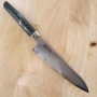 Japanese Chef Gyuto Knife - ZANMAI - Revolution Serie - Decagonal Green Handle - SPG2 Steel - Size: 21cm