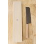 Japanisches Nakiri-Messer - SHIZU HAMONO - Serie Yuri - Rostfreier Stahl - Größe: 16,5cm