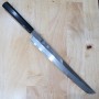 Japanisches Sakimaru Yanagiba Messer - MIURA - Obidama Serie - verspiegelte Oberfläche - Shirogami 2 - Ebenholz - Größe: 27/30cm