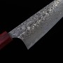 Japanese gyuto chef Knife - YOSHIMI KATO - SG2 Damascus Black Serie - Size: 21/24cm