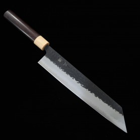 JAPANESE Kiritsuke KNIFE - MIURA - AOGAMI SUPER - BLACK FINISH - SIZE: 21CM