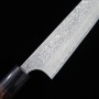 Japanisches Sujihiki Hobelmesser - YOSHIMI KATO - Nickel Damast Serie - Größe: 27cm