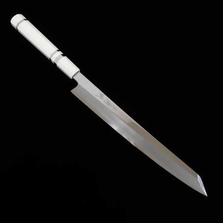 Japanisches Kiritsuke Yanagiba Messer - MIURA - Obidama Serie - Vg-10 verspiegelter Custom Griff- Größe: 27/30cm
