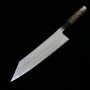 Japanisches Kiritsuke Gyuto Messer - NIGARA - Rostfrei Vg10 - Tsuchime Damast - Wenge Griff - Größe:24cm