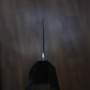 Japanisches Kiritsuke Gyuto Messer - NIGARA - Rostfrei Vg10 - Tsuchime Damast - Wenge Griff - Größe:24cm