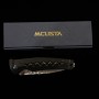 Japanisches Taschenmesser - Mcusta - VG-10 - Fusion Serie - MC-0161D Schwarz- Größe: 85mm