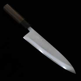 Japanische mioroshideba Messer - Miura - Damast shirogami 2 - Größe:21/24cm