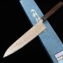 Japanisches Koch Gyuto Messer - MASAKAGE - VG-10 Damast - Kumo Serie - Größe:24cm