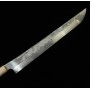 Japanisches Sakimaru Yanagiba Messer - NIGARA - Kagetora - Damast - Aogami 2 und Shirogami 2 Coreless - Custom Handle - G:30cm