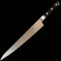 Japanese Slicer Sujihiki Knife - ZANMAI - Classic Damascus Black Serie - Sizes: 24 / 27cm