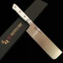 Japanese Nakiri Knife - ZANMAI - Classic Molybdenum Corian Serie - Size: 16,5cm