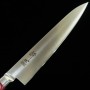 Japanese Petty Knife - SUISIN - Schweden Inox - Premium Rot und Weiß Micarta - Größe: 15cm