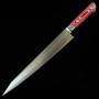 Japanische Slicer Sujihiki Messer - SUISIN - Schweden Inox - Premium Rot Weiß Micarta - Größen: 24 / 27cm