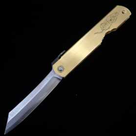 Japanisches Higonokami Messer - Nagao Kanekoma - Tierkreiszeichen Serie Tiger - Carbon Blue Steel - Größe: 73mm
