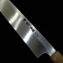 Yanagiba Japanisches Messer - MIURA - Itadaki Serie - Weißer Stahl Nr.2 - Kurouchi - Größen: 27/30cm