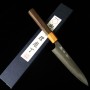 Japanese Petty Knife - MIURA - Carbon Blue Steel Nashiji Series - S...