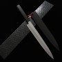 Japanischer Yanagiba messer - KAGEKIYO - Carbon weißer stahl Nr.2 - Lackiertes Holz Griff - Größe : 27/30cm