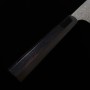 Japanischer Kiritsuke Kleines messer - NIGARA - Anmon - Edelstahl SG2 - Damast - Größe : 12cm