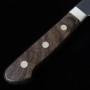 Japanischer Kiritsuke messer - MIURA - Carbon blue stahl super - Hämmerschlag und - Kurouchi - Größe:21cm