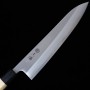 Japanisches Kochmesser gyuto MIURA Rostfrei plattiert Carbon weiß 1 Größe:21/24cm