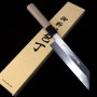 Japanischer Mukimono messer - YOSHIHIRO - Kasumi Serie - Carbon weißer stahl Nr.2 - Größe : 18cm