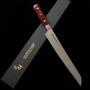 Japanese Bread Knife - ZANMAI - Classic Pro Damascus Flame Serie - Size: 23cm