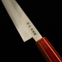 Japanisches Sujihiki Messer - HADO - Kijiro Serie - Edelstahl Ginsan - Größe: 24cm