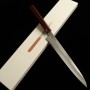 Japanisches Sujihiki Messer - HADO - Kijiro Serie - Edelstahl Ginsan - Größe: 24cm