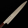 Japanisches Yanagiba-Messer - SAKAI TAKAYUKI - Rostfreier Molybdänstahl - Griff aus Wein-Schildpatt-Harz Größe:27/30cm