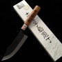 Japanisches Hirschfänger Messer - Ikenami Hamono - Weiß 1 - Rostfrei beschichtet - Größe 15/18cm