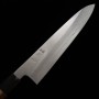 Japanese Chef Knife Gyuto - HATSUKOKORO - Silver3(stainless steel) - Teak Handle - Size:24cm