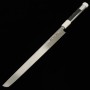 Japanisches Sakimaru Takobiki-Messer -SUISIN- Tanryu -weiß 1 Damast Größe:30/33cm
