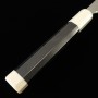 Japanisches Sakimaru Takobiki-Messer -SUISIN- Tanryu -weiß 1 Damast Größe:30/33cm