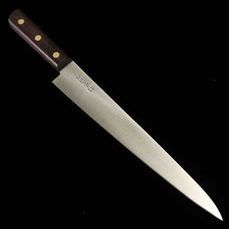 Japanese Slicer Sujihiki Knife - MASAHIRO - Bessaku MF-C Serie - Wood Handle - Sizes: 24 / 27cm