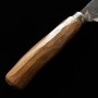 Japanese Petty Knife - KANIMAN KAJI KOUBOU Leaf Spring CarbonSteel - Black Finish - Size:9cm