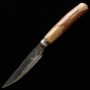 Japanese Petty Knife - KANIMAN KAJI KOUBOU- Leaf Spring CarbonSteel - Black Finish - Size:10cm