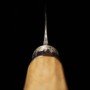 Japanese Petty Knife - KANIMAN KAJI KOUBOU- Leaf Spring CarbonSteel - Black Finish - Size:10cm