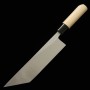 Japanisches Edogata Unagisaki-Messer - MIURA - Carbon weißer stahl Nr.2 - Kasumi-Finish - Größe : 21cm