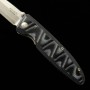 Switchblade - Mcusta - VG-10 - Classic Wave Damascus Blue Micarta S...